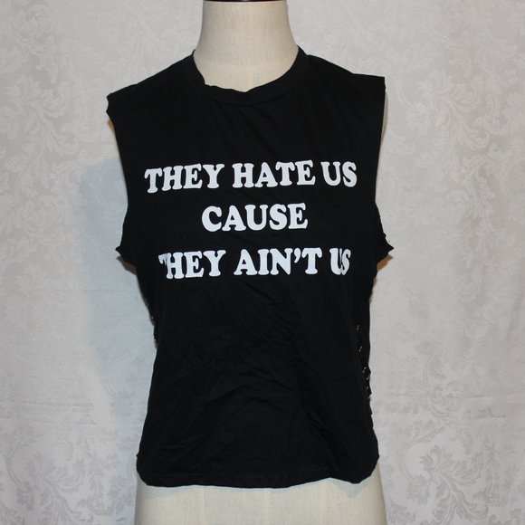 Tops - NEW Charlotte Russe sleeveless t-shirt sz. Small #703